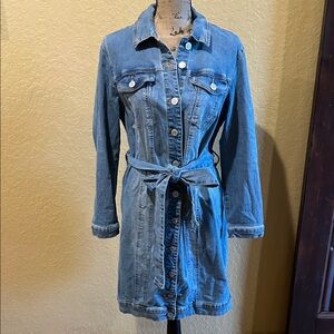 Eloquii blue denim, short dress, size 14, NWOT | offer in description